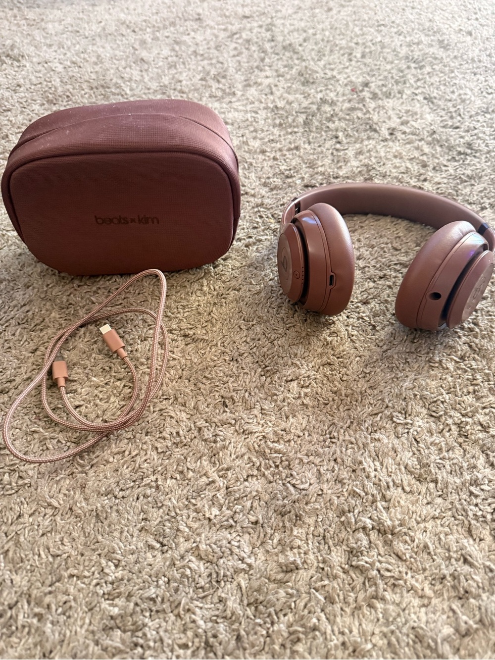 Rose Gold Wireless Over-Ear Headphones